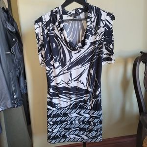 BCBGMaxAzria Cowl Neck Dress - size S